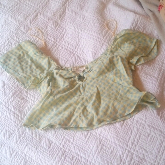 Plaid summer top - Picture 1 of 2